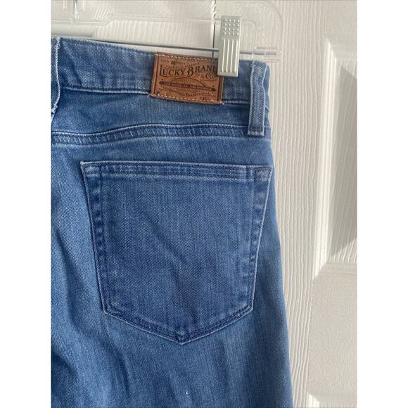 Lucky Brand Women's 26 Ava Skinny Ankle Denim Jeans Candiani Denim Medium Wash - Picture 6 of 9